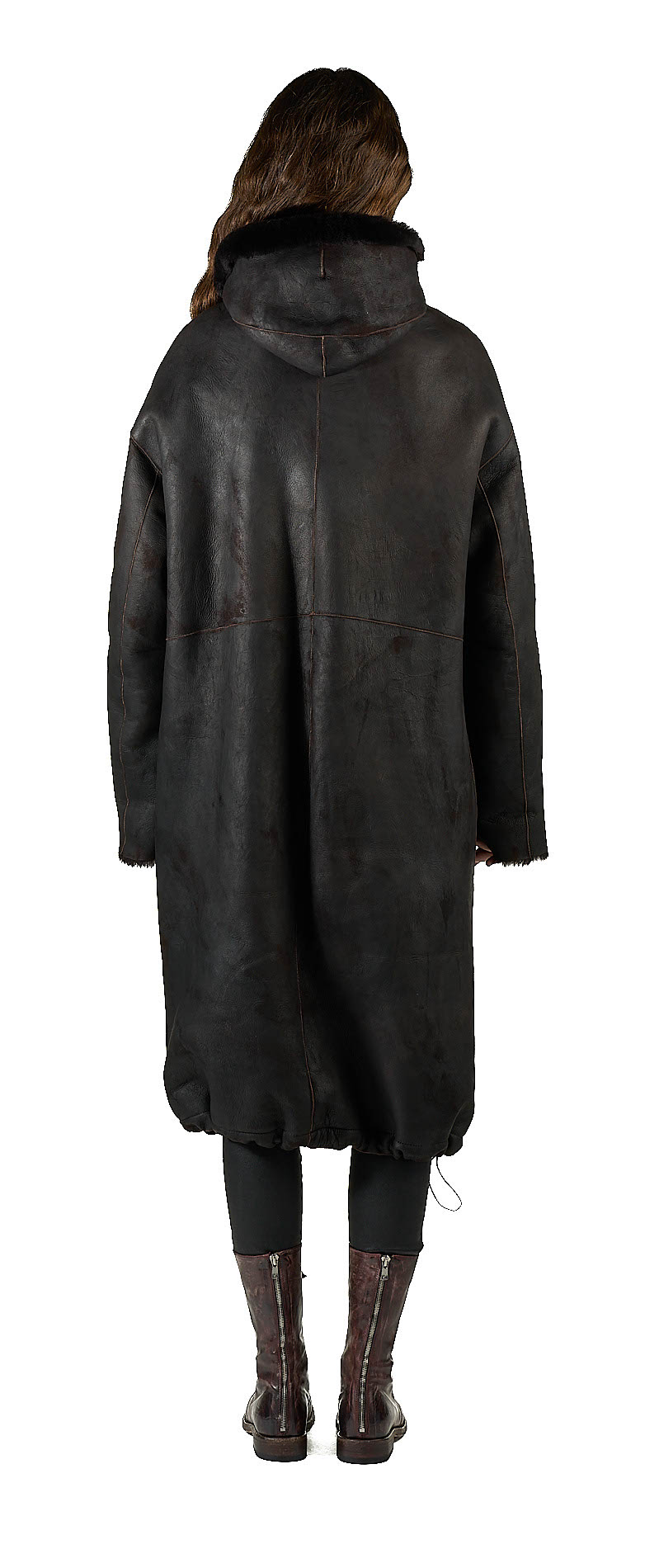 DANIELE BASTA LEATHER AND SILVER JACKET